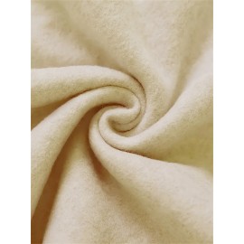 Plus Size, Women's Oversized Christmas Gingerbread Cookie Print Hooded Sweatshirt - Soft Long Sleeve Pullover with Pocket, Merry Christmas Lettering & Plaid Snowflake Design, Cozy Casual Holiday Sweater for Casual Attire (Machine Washable)