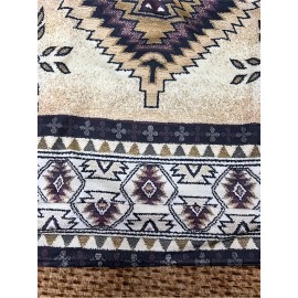 Plus Size - Women'S Bohemian Western Print Sweatshirt - Long Sleeve Round Neck Pullover with Tribal Pattern, All-Season Casual Comfort Fit, Oversized H-line Silhouette For Casual Attire, Bohemian Style, Comfortable Wear, Boho Lovers