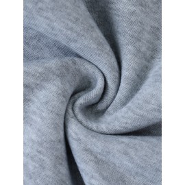 [Dragon Print Hoodie] Plus Size Dragon Print Hoodie - Casual Long Sleeve Pullover with Drawstring, Kangaroo Pocket - 100% Polyester, Slight Stretch, All Season Knit Fabric Hooded Sweatshirt