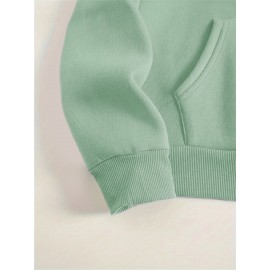 [Cozy Snowman Hoodie] Cozy Oversized Women's Mint Green Snowman & Snowflake Print Hoodie | Soft Casual Long Sleeve Pullover with Pockets, Machine Washable, Winter Accessories, Comfortable Clothing, Playful Graphic Design, Durable Fabric