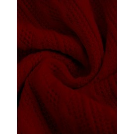 Plus Size - Plus Size Women'S Plaid Hooded Sweater - Long Sleeve Pullover with Drawstring Hood, Casual Fall/Winter Top, Pink & Checkered Pattern, Cozy Clothing | Relaxed Fit Sweater | Construction