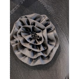 [Polyester|Elegant] Polyester Elegant Pleated Tunic Dress | Crew Neck, High Stretch, Long Length, No Belt, All Seasons | Trapeze Hem, Pleated Silhouette, No Padding, Going Out Occasion, A Fit Type, Woven Weaving Method, Polyester Lining, 100 g/m² Lining Weight, 100 g/m² Fabric Weight, Lantern Sleeves, Solid Color