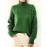 Plus Size, Women's Plus Size Elegant High Collar Sweater - Winter Warm Long Sleeve Wrinkle-Resistant Large Coat-Like Blazer, Structured Office & Commuting Sweater Jacket (Solid Color, Non-Stretch) - Fall/Winter Wardrobe Staple (Hand Wash
